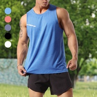 Men's Quick-Dry Sports Vest - Breathable Gym Running Basketball Outdoor Activewear Loose Fit Sleevel