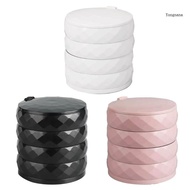 【CH*】 Jewelry Storage Box Home Display Round Rotating Jewelry Rack Multilayer Holder