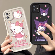 for Casing iphone 11 case bts hello kitty&Kuromi phone case