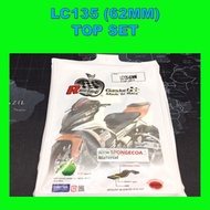 LC135 TOP SET 62MM APPLE LC 135 62 MM TOP SET LC135 GASKET HEAD BLOCK SET NP 62MM TOP SET NP YAMAHA 
