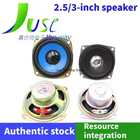 2pcs/lot 2/2.25/2.5/3-inch blue speaker 66MM/77MM anti magnetic full frequency speaker 8Ω 5W 4Ω 5W 3