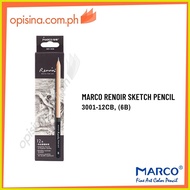 ◺ MARCO RENOIR SKETCH PENCIL 3001-12CB (6B)