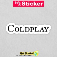 Coldplay Stickers Waterproof Vinyl Music Band Stickers