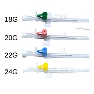 CANNULA BRANULA IV CATHETER Infusion Drip Needle Jarum Branula 18G /20G /22G /24G