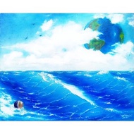 Ocean Oil Painting Seascape Original Art Fantasy Solaris Art 16 by 20