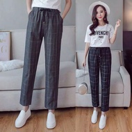 Plaid tartan Pants/Plaid Women's Pants/Plaid Baggy pant