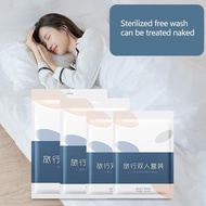Travel Disposable Bedsheet Set with Quilt Cover Pillow Case Hotel Bedding Set Disposable Bed Sheet