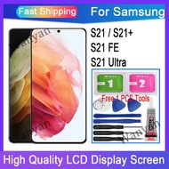OLED For Samsung Galaxy S21 5G S21+ Plus 5G S21 FE 5G S21 Ultra 5G LCD Display Touch Screen Digitize