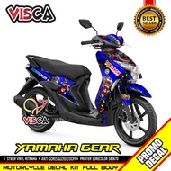 Decal Gear Full Body Sticker Yamaha Gear Striping Gear Sticker Gear Full Block dorazombi motif