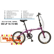 [ Ready] Sepeda Lipat Folding Bike Anak Dewasa Odessy We 16" 16 Inch 7