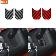 For Porsche 718 982 Cayman Boxster T S GTS GT4 Spyder RS 2016-2022 Car Headlight Stickers Real Carbo