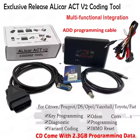 New ALicar ACT V2 Coding Tool Exclusive Release Multifunctional Integration Auto Diagnostic Tools Mu