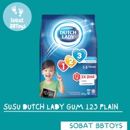 Susu Dutch Lady GUM 123 Plain (850g x 3)Dutch Lady Milk Original READY STOCK