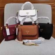 Hot Sale HOT_GUESS Foreign Trade European And American Fashion Inverted Triangle Braided Shoulder Handbag Women's Bag Ta