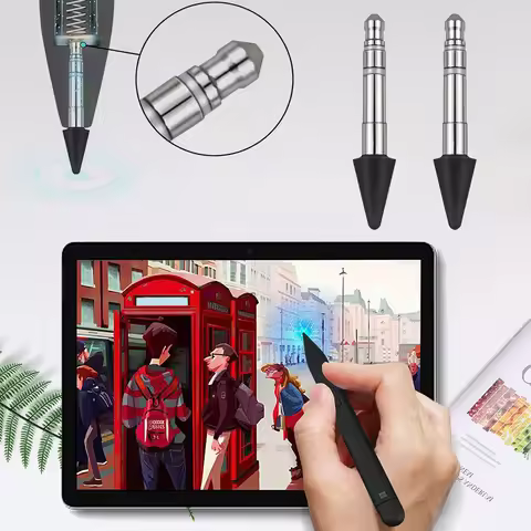 2Pcs Replacement Tips 4096 Levels Pressure Touch Pen Nibs High Sensitivity for Surface Pro 8/Surface