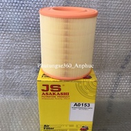 Audi A6 2004-2011 engine air filter, brand JS Asakashi Japan A0153