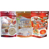 Set of 3 Ajigen Popular Soup 3 Types (Awaji Island Onion Soup 32 cups 200g + Hokkaido Fresh Cream On
