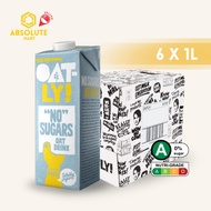 OATLY Original NO SUGAR Oat Milk 1L X 6 (TETRA)