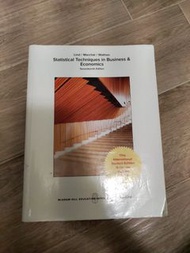 lind/ Marco/ Wathen Statistical Techniques in Business &amp; Economics 17th edition