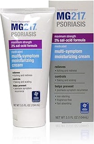 MG217 Medicated Moisturizing Psoriasis Cream With 3% Salicylic Acid, Multi-symptom, Fragrance Free, 