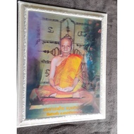 Picture With Frame Size 37x47cm 9 Monks On The Royal Thai Navy9 Ordination Style Of 3 In 1 Of Luang 