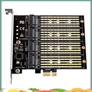 ,,,,,, Ssd Adapter PCI-E PCI Express X1 4 Port B Key M.2 NGFF
