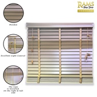 RamsHomeDecor Wooden Blind Curtain/ Roller blind/Home blind/Roller Blinds Sunshade/Roller Blind Wind