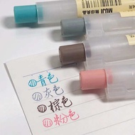 MUJI MUJI Gel Pen Black Brush Question Pen Test Students Use Press Pen Quick-drying Pen Large Capaci