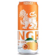 สิงห์ โซดารสส้มยูสุ Singh Yuzu Lemon Soda 330ml