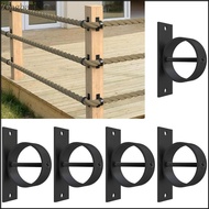 Zone 5Pcs Rope Support Holder with Crosses Screw Rope End Snap Replacement Enduring