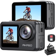 AKASO Brave 7 LE 4K Action Camera Dual Screen 20MP EIS Remote