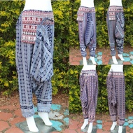 Hmong Pants Printed Cotton Hill Tribe Suitable For Both Men And Women.