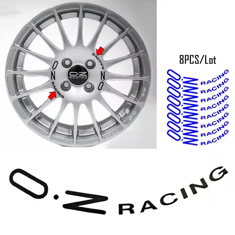 For OZ Racing Reflective Car Wheel Hub Stickers Universal Auto Rim Stripe Tire Wheel Ring Accessorie