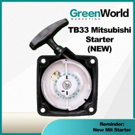 TB33 Starter Brush Cutter (New) Mitsubishi Starter TB33 Mesin Rumput Recoil Starter
