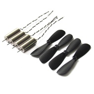 powerday 716 Coreless Brushed Motor Set 55000RPM 7x16mm + 45mm Propeller CW CCW（4pcs）