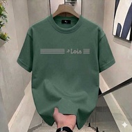 Men's T-shirts BIG Size 8XL 7XL 6XL 5XL 4XL 3XL 2XL XL LMS Korean Style T-shirts Biggest Black Navy 