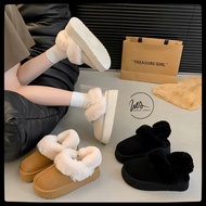 [WA] Furry Slippers 〖 5521 Shipped from Taiwan 〗 Large Size Furry Slippers Removable Back Strap Furr