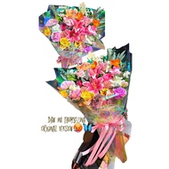 Bouquet of thumbelina flowers bouquet of bright flowers in pinterest style