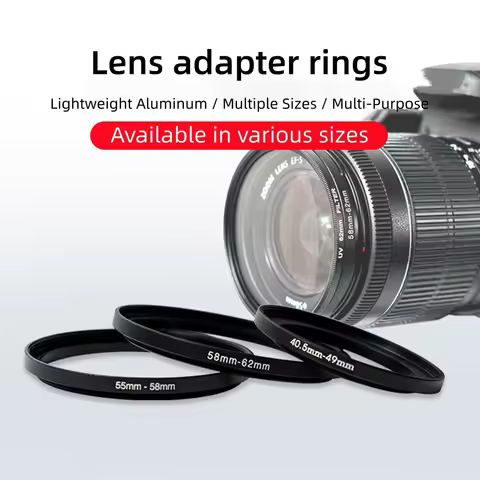 Universal UV CPL ND Lens Step Up Ring Camera Filter Adapter Ring 37 49-52mm 52-55mm 55-58mm 58-62mm 