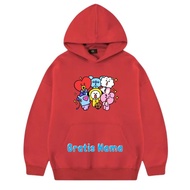 Bt21 Boys Girls Hoodie Jacket Age 2-13 Years Latest Cute BT21 bt 21 Children's Hoodie Sweater