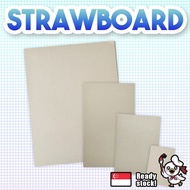 🇸🇬🚚 Straw Board / Grey Board 2mm 1200gsm | A3/A4/A5 | Hard Cardboard / Chip Board | DIY Art Craft