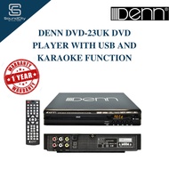 DENN DVD-23UK DVD Player With USB And Karaoke Function