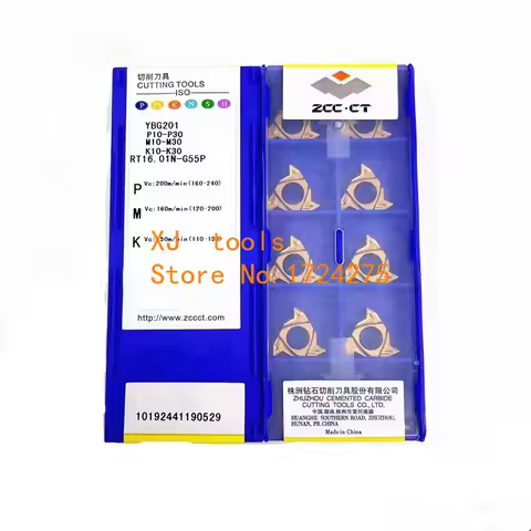 ZCC.CT Carbide Insert RT16.01W-G60P RT16.01N-G60P RT16.01W-G55P RT16.01N-G55P RT22.01W-N60P RT22.01W