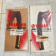 MERAH Yamaha Vega R 2004 Red and White Inner Wing Sticker Striping Original YGP 5ER-8391-B0 5ER-F839