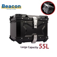 45L/55Aluminium Top Box X Design ACE Kotak Motosikal Peti Aluminum Box Motorcycle