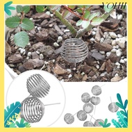 YOHII 10pcs Bonsai Baskets, Stainless Steel Small Plant Gardening Fertilization Baskets, Portable Fe