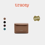 Tracey Midnight Glossy Tri-Fold Short Wallet