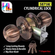 DOOR LOCK KNOB ENTRANCE SET DL3871AC/587AC BROWN/5871SS SILVER/5871AC/9540BN 9560BN BROWN ANTIQUE CY