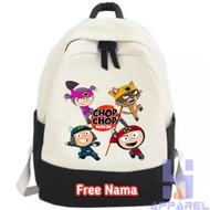 CHOP CHOP NINJA CHILDREN'S BACKPACK FREE NAME