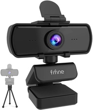 กล้องเว็บแคม FIFINE K420 - 2K Computer Webcam with Tripod and OBS Streaming on PC/Laptop รับประกัน 1